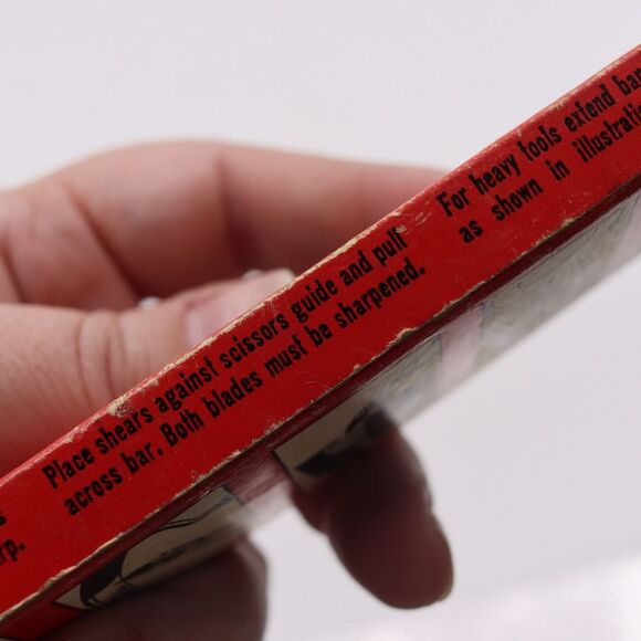 Crest Combination Tool Glass Cutter Knife & Scissor Sharpener Vintage Tool - Picture 4 of 12